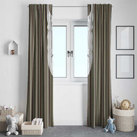 Liberia Brown Kpelle Traditional Pattern Window Curtain - Wonder Print Shop