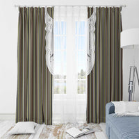 Liberia Brown Kpelle Traditional Pattern Window Curtain - Wonder Print Shop