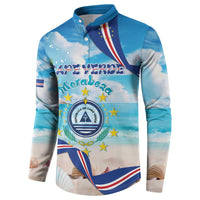 Cape Verde Morabeza Button Sweatshirt Island Welcome - Wonder Print Shop
