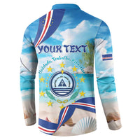Cape Verde Morabeza Button Sweatshirt Island Welcome - Wonder Print Shop