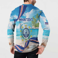 Cape Verde Morabeza Button Sweatshirt Island Welcome - Wonder Print Shop