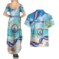Cape Verde Morabeza Couples Matching Summer Maxi Dress and Hawaiian Shirt Island Welcome - Wonder Print Shop