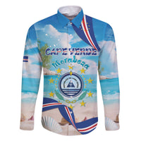 Cape Verde Morabeza Family Matching Off The Shoulder Long Sleeve Dress and Hawaiian Shirt Island Welcome - Wonder Print Shop