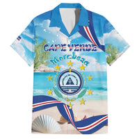 Cape Verde Morabeza Family Matching Off Shoulder Maxi Dress and Hawaiian Shirt Island Welcome - Wonder Print Shop