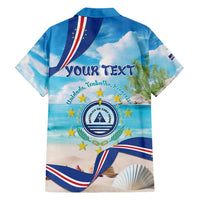 Cape Verde Morabeza Family Matching Off Shoulder Maxi Dress and Hawaiian Shirt Island Welcome - Wonder Print Shop