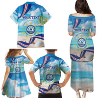 Cape Verde Morabeza Family Matching Puletasi and Hawaiian Shirt Island Welcome - Wonder Print Shop
