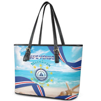 Cape Verde Morabeza Leather Tote Bag Island Welcome - Wonder Print Shop