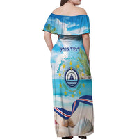 Cape Verde Morabeza Off Shoulder Maxi Dress Island Welcome - Wonder Print Shop