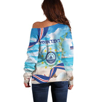 Cape Verde Morabeza Off Shoulder Sweater Island Welcome - Wonder Print Shop