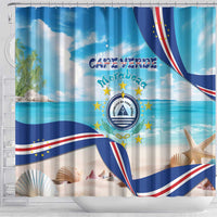 Cape Verde Morabeza Shower Curtain Island Welcome - Wonder Print Shop