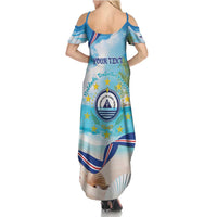 Cape Verde Morabeza Summer Maxi Dress Island Welcome - Wonder Print Shop