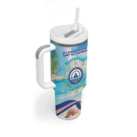 Cape Verde Morabeza Tumbler With Handle Island Welcome - Wonder Print Shop