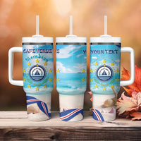 Cape Verde Morabeza Tumbler With Handle Island Welcome - Wonder Print Shop