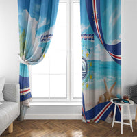 Cape Verde Morabeza Window Curtain Island Welcome - Wonder Print Shop