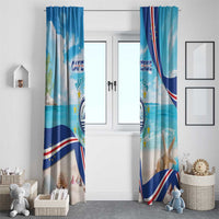 Cape Verde Morabeza Window Curtain Island Welcome - Wonder Print Shop