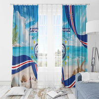 Cape Verde Morabeza Window Curtain Island Welcome - Wonder Print Shop