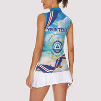 Cape Verde Morabeza Women Sleeveless Polo Shirt Island Welcome - Wonder Print Shop