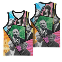 Civil Rights Leader Basketball Jersey Dream of Freedom - Wonder Print Shop