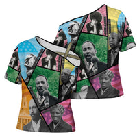 Civil Rights Leader Cross Shoulder Shirt Dream of Freedom - Wonder Print Shop