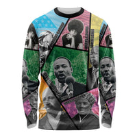 Civil Rights Leader Long Sleeve Shirt Dream of Freedom - Wonder Print Shop