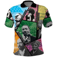 Civil Rights Leader Polo Shirt Dream of Freedom - Wonder Print Shop