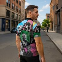 Civil Rights Leader Zipper Polo Shirt Dream of Freedom - Wonder Print Shop