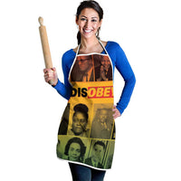 Disobey Black History Tribute Apron Honoring the Civil Rights Legacy - Wonder Print Shop
