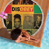 Disobey Black History Tribute Beach Blanket Honoring the Civil Rights Legacy - Wonder Print Shop