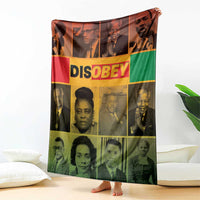 Disobey Black History Tribute Blanket Honoring the Civil Rights Legacy - Wonder Print Shop