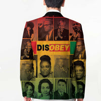 Disobey Black History Tribute Blazer Honoring the Civil Rights Legacy - Wonder Print Shop