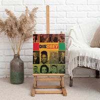 Disobey Black History Tribute Canvas Wall Art Honoring the Civil Rights Legacy - Wonder Print Shop