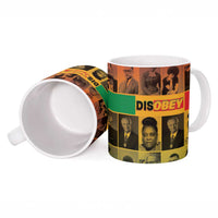 Disobey Black History Tribute Ceramic Mug Honoring the Civil Rights Legacy - Wonder Print Shop