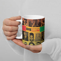 Disobey Black History Tribute Ceramic Mug Honoring the Civil Rights Legacy - Wonder Print Shop