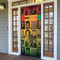 Disobey Black History Tribute Door Cover Honoring the Civil Rights Legacy - Wonder Print Shop