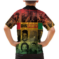 Disobey Black History Tribute Family Matching Mermaid Dress and Hawaiian Shirt Honoring the Civil Rights Legacy - Wonder Print Shop