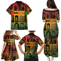 Disobey Black History Tribute Family Matching Puletasi and Hawaiian Shirt Honoring the Civil Rights Legacy - Wonder Print Shop
