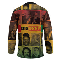 Disobey Black History Tribute Hockey Jersey Honoring the Civil Rights Legacy - Wonder Print Shop