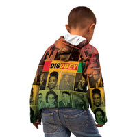 Disobey Black History Tribute Kid Hoodie Honoring the Civil Rights Legacy - Wonder Print Shop