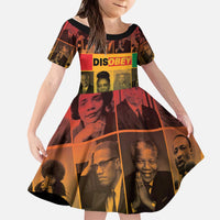 Disobey Black History Tribute Kid Short Sleeve Dress Honoring the Civil Rights Legacy - Wonder Print Shop