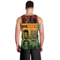 Disobey Black History Tribute Men Tank Top Honoring the Civil Rights Legacy - Wonder Print Shop