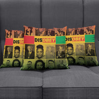 Disobey Black History Tribute Pillow Cover Honoring the Civil Rights Legacy - Wonder Print Shop