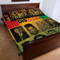 Disobey Black History Tribute Quilt Bed Set Honoring the Civil Rights Legacy - Wonder Print Shop