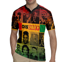 Disobey Black History Tribute Rugby Jersey Honoring the Civil Rights Legacy - Wonder Print Shop