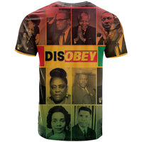 Disobey Black History Tribute T Shirt Honoring the Civil Rights Legacy - Wonder Print Shop