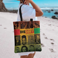 Disobey Black History Tribute Tote Bag Honoring the Civil Rights Legacy - Wonder Print Shop