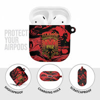 Happy Albania Independence Day AirPods Case Albanian Eagle - Wonder Print Shop