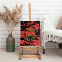Happy Albania Independence Day Canvas Wall Art Albanian Eagle - Wonder Print Shop