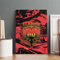 Happy Albania Independence Day Canvas Wall Art Albanian Eagle - Wonder Print Shop