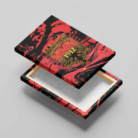 Happy Albania Independence Day Canvas Wall Art Albanian Eagle - Wonder Print Shop