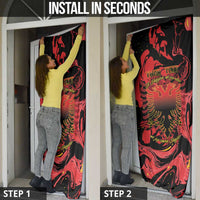Happy Albania Independence Day Door Cover Albanian Eagle - Wonder Print Shop